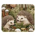 thumbnail image 1 of Hedgehog Printed Gaming Mousepad Desk Pad, Square 8.3x9.8 Inch Non-Slip Rubber Bottom Mouse Mat for Office and Gaming, 1 of 6