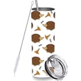 thumbnail image 1 of Hedgehog Skinny Tumblers with Lids and Straws, Stainless Steel Vacuum Insulated Double Wall Travel Tumbler Cups 20 OZ for Men Women, 1 of 6