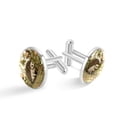 thumbnail image 1 of Hedgehog Stylish Shirt Cufflinks Set Made of Stainless Steel for Formal Attire, Weddings, and Events, 1 of 6