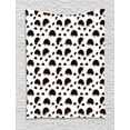 thumbnail image 1 of Hedgehog Tapestry, Disorderly Pattern with Repetitive Cartoon Porcupine Characters, Wall Hanging for Bedroom Living Room Dorm Decor, 40W X 60L Inches, Seal Brown Pale Brown White, by Ambesonne, 1 of 2