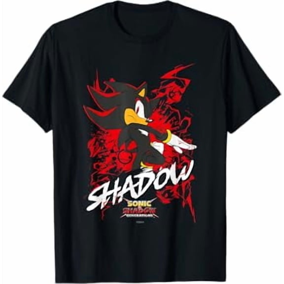 Hedgehog The Hedgehog, Hedgehog X Shadow Generations - Shadow T-Shirt Unisex S To 5XL