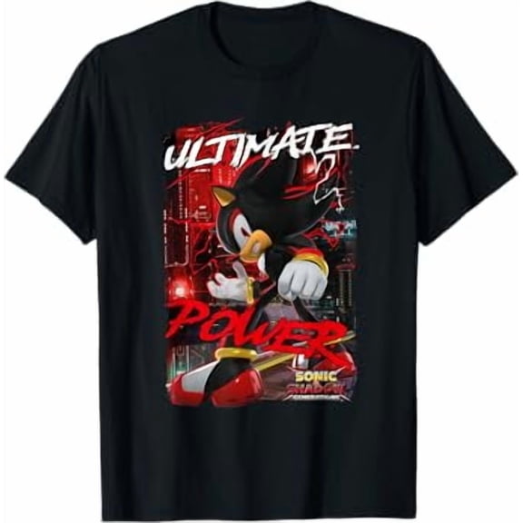 Hedgehog The Hedgehog Hedgehog X Shadow Generations Ultimate Power T-Shirt Unisex S To 5XL