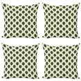 thumbnail image 1 of Ambesonne Hedgehog Throw Pillow Cover 4 Pack, Geometric Animals, 18", Dark Taupe Cream, 1 of 2