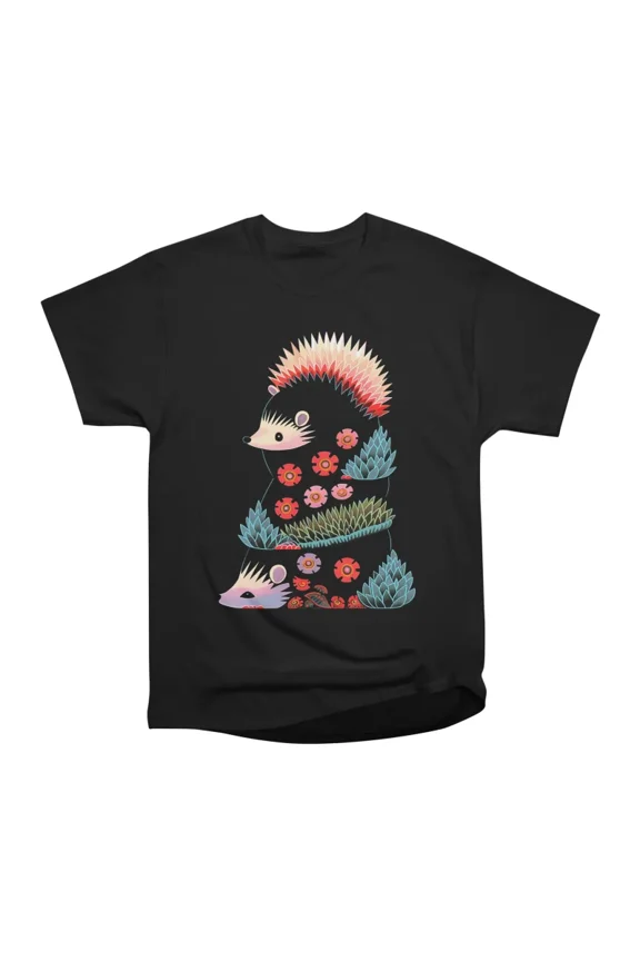 Hedgehog Totem T-Shirt Tee Gift For Him Merch For Her Apparel For Friend