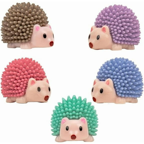 Hedgehog Toy Figurines - Wild Life Animal Figures 50 Pcs - Figurines Party Favors for Kids - Cake Toppers Woodland Decoration Playset - Cognitive Toys
