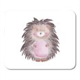 thumbnail image 1 of Hedgehog Watercolor Woodland Cute Baby Babyshower Calendar Mousepad Mouse Pad Mouse Mat 9x10 inch, 1 of 3
