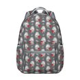 thumbnail image 1 of Hedgehog with Red Bag Pattern Backpack for School,Cute School Bag,Schoolbag with Adjustable Shoulder Straps & Padded Back,15.3"x11"x7.1".﻿, 1 of 6