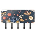 thumbnail image 1 of Hedgehogs Fruit Leaves Mail Holder Organizer Wall Mount with Shelf Key Holder Key Rack with 5 Key Hooks for Wall Decorative, 1 of 6