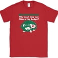 thumbnail image 1 of Hedgehogs Why Dont They Just Share The Hedge T-Shirt Funny Animal Tee - Red, XL, 1 of 1