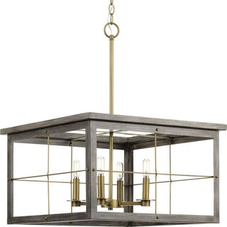 Arya Collection Eight-Light Brushed Gold Luxe Linear Chandelier