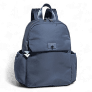 Hedgren RFID-Blocking Water-Resistant Polyester Backpack, Baltic Blue