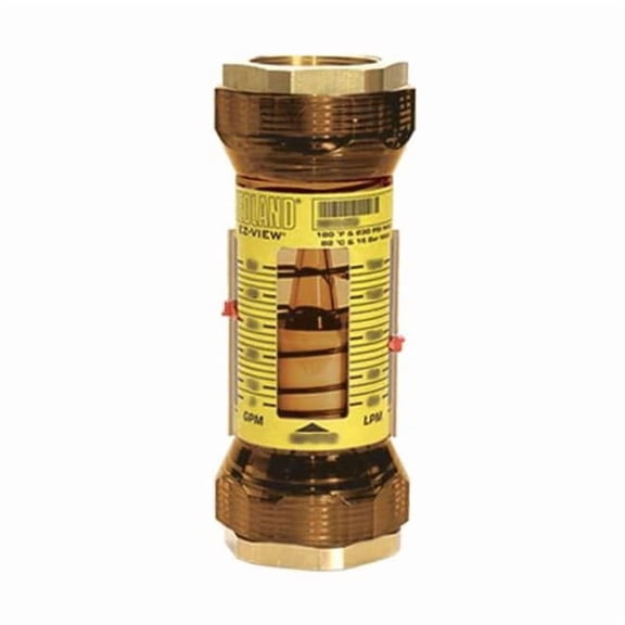 Flowmeter, 1-1/2 FNPT, 10-100 GPM H615-010-R