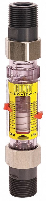 Hedland Flowmeter, 1 MNPT, 1-16 GPM H629-016-R
