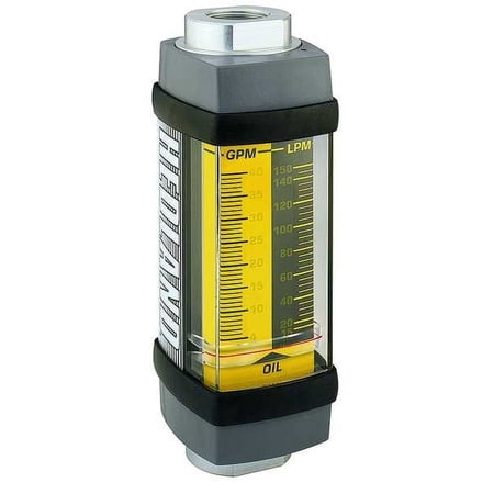 Hedland Flowmeter,GPM/LPM 1.0 - 10 / 5-38 H601A-010