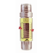 Hedland H621-028 EZ-View Flowmeter, Polysulfone, For Use With Water, 4.0 - 28 gpm Flow Range, 1 NPT Male CA3