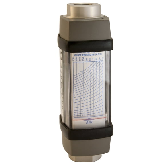 Hedland H671A-100 Flowmeter, Aluminum, For Use With Air and Other Compressed Gases, 10 - 100 scfm Flow Range, 1/2" NPT Female CA3