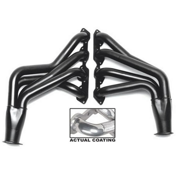 Hedman 68096 Metallic Long Tube Racing Exhaust Headers for 1965-1982 Chevy Corvette
