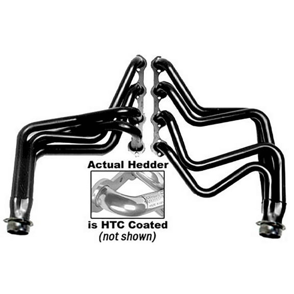 Hedman 89276 Full Length Headers Silver Ceramic Coated Fits select: 1980-1996 FORD F150, 1980-1996 FORD F250