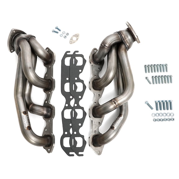 Hedman Hedders Stainless Headers; 1 3/4 In. Tube Dia.; Stock Coll.; Shorty Fits select: 2001-2006 CHEVROLET SILVERADO, 2001-2006 GMC SIERRA