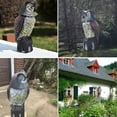 thumbnail image 1 of Hedoc 2 Pack Fake Owl Decoys to Scare Birds Away(15 inch), Rotating Head Sculptures, Nature Enemy Scarecrow Plastic Statues, Pest Repellent,Pigeon Deterrent Outdoor Yard, Garden Protectors, 1 of 9