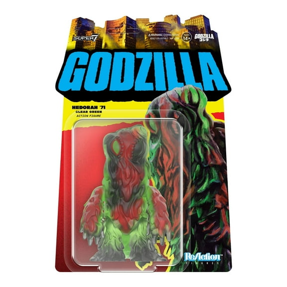 Hedorah Godzilla 71 Clear Green Super7 Reaction Action Figure