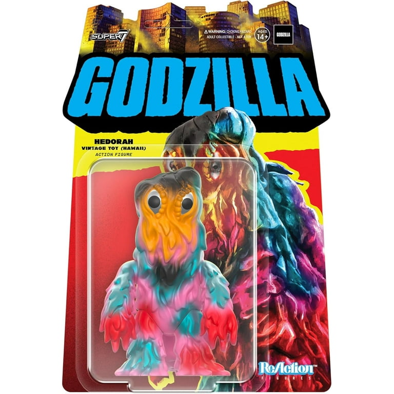 Hedorah Godzilla 71 Vintage Toy Color Hawaii Super7 Reaction