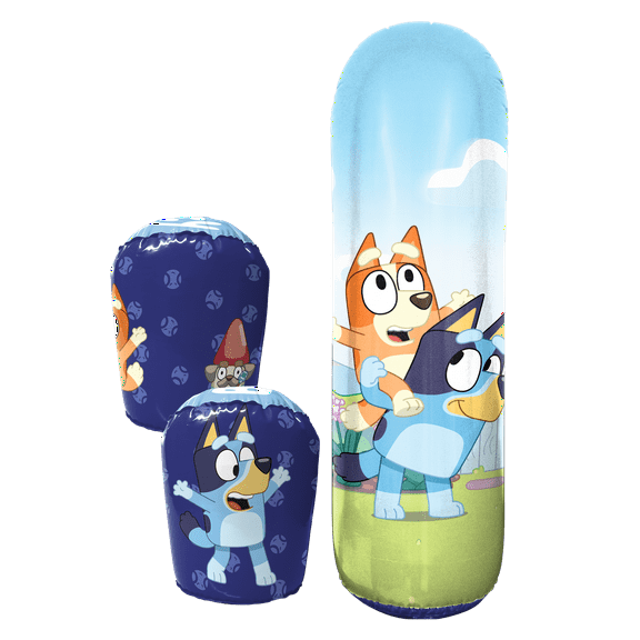 Hedstrom 36 inch Bop Combo Set with Gloves, Bluey