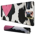 thumbnail image 1 of Heduofu Black White Milk Cow Print Mousepads, Personalized Non-Slip Rubber Base Mouse-Pads for Computer Laptop Desk,Various Sizes 31.5x11.8 in, 1 of 6