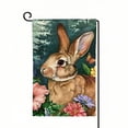 thumbnail image 1 of Heduofu Blooming Bunny Easter Welcome Garden Flag Vertical Double Sided Seasonal Outside Decor for Farmhouse Yard Patio Lawn Outdoor Home Decor Gift White, 1 of 6