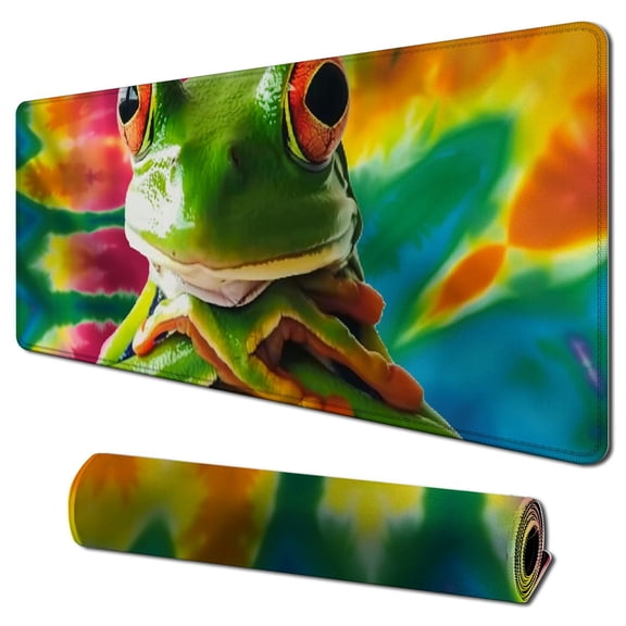 Heduofu Cartoon Character Mouse Pad Non-Slip Rubber Base Computer Mousepad for Stitched Edge Mouse Pads for Desk, Computers, Laptop, Office 31.5x11.8 in