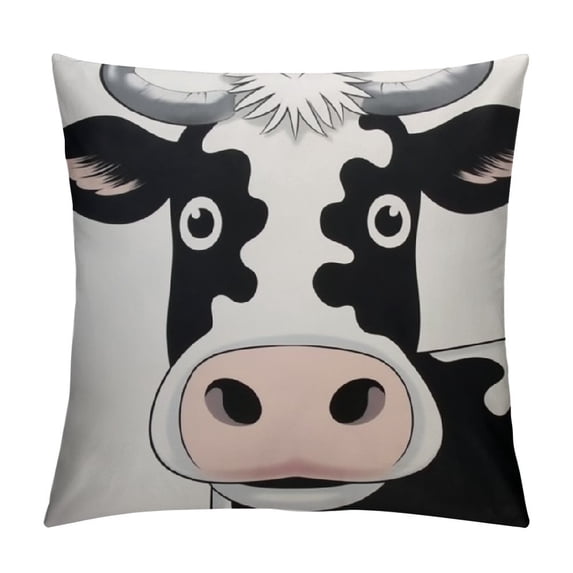 Heduofu Cow Pillow Covers ,Cow Gifts For Girls,Cow Decor,Gifts For Cow Lovers,Cow Decor For Bedroom,Cow Print Room Decor,Cow Decor Stuff For Couch Safa Chair Bed,Cow Lover Gifts