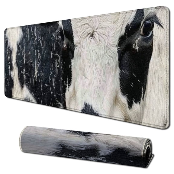 Heduofu Cow Print Mouse Pad 31.5x11.8 in