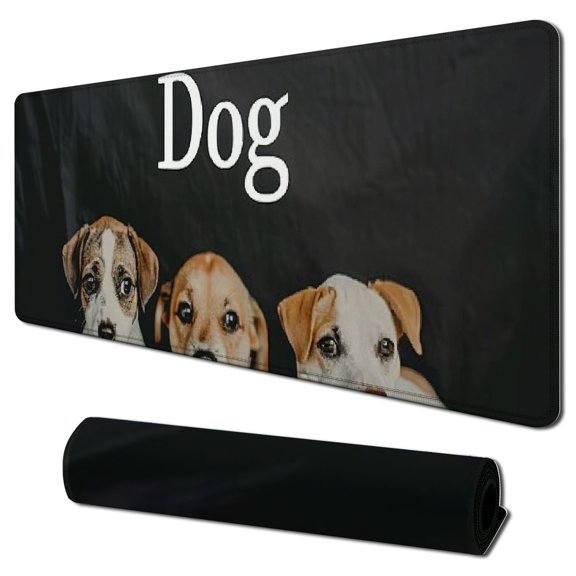 Heduofu Dogs and Maybe People Mouse Pad Funny Graphic Pet Lover Mom Gift - Mouse Mat Computer Laptop Office - Funny Cute Dog Owner Birthday Gifts 31.5x11.8 in