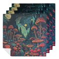 thumbnail image 1 of Heduofu Fantasy Mushroom Agaric Cloth Napkins, Dinner Napkins Washable Reusable Polyester Table Napkins for Parties, Weddings and Dinners 4 PCS, 1 of 7