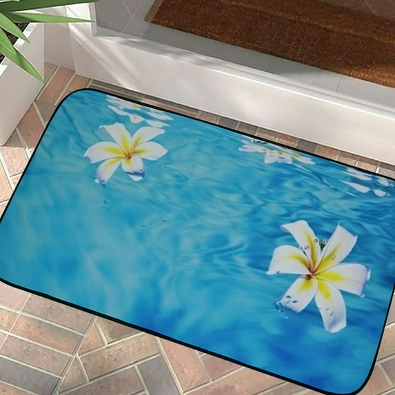 Heduofu Front Door Mat Welcome Mat, Non-Slip Absorbent Indoor Door Mats, Durable Rubber Backing Floor Doormat for Entryway, Patio, Porch, Pool 19.68*39.37 in