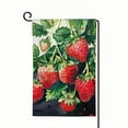 thumbnail image 1 of Heduofu Garden Flag Watercolor Fruit Leaves Home Flags Double-Sided Welcome Yard Flag Outdoor Decor White, 1 of 6