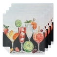 thumbnail image 1 of Heduofu Party Cloth Napkins Dinner Table Napkins, Washable Reusable Polyester Napkins for Home Holiday Party Wedding Table Setting Decoration 4 PCS, 1 of 7