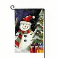 thumbnail image 1 of Heduofu Sweeping Snowman Winter Flag Double Sided Winter Garden Flag for Outdoor House Flag Yard Decoration White, 1 of 6