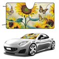 thumbnail image 1 of Heduofu Windshield Sun Shade, Car Front Window Shades Cute Sunshade Cover Sun Visor Shield Block Automotive Interior Protector Blocks UV Rays 55x30in, 1 of 7