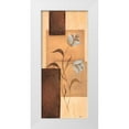 thumbnail image 1 of Hedy 10x18 White Modern Wood Framed Museum Art Print Titled - Tulips on blocks I, 1 of 4