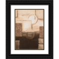 thumbnail image 1 of Hedy 14x18 Black Ornate Wood Framed with Double Matting Museum Art Print Titled - Circles II, 1 of 4