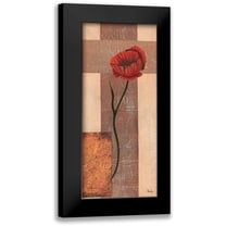 Hedy 8x14 Black Modern Framed Museum Art Print Titled - Creation III