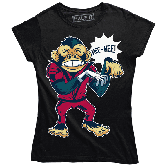 Hee-Hee Dancing Monkey Jackson Funny Animal Dancer Women's T-Shirt