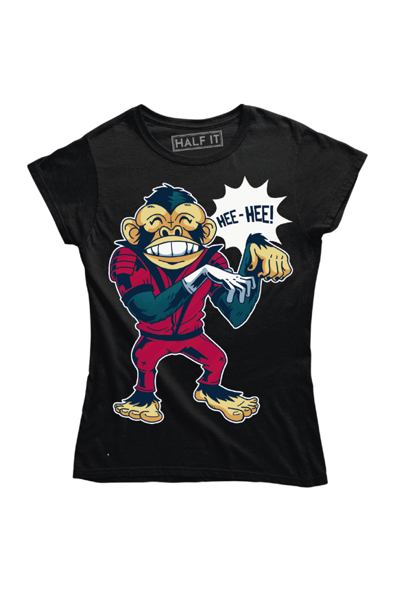 Hee-Hee Dancing Monkey Jackson Funny Animal Dancer Women's T-Shirt
