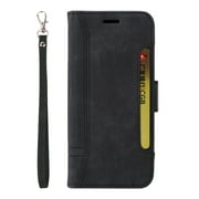 Hee Hee Smile Phone Case Wallet Case for Xiaomi 11i PU Leather Magnetic Handbag Zipper Pocket Card Slots