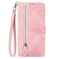 thumbnail image 1 of Hee Hee Smile Phone Case for Lively Jitterbug Smart4 Zipper Leather Wallet Shell Zipper Wallet Flip Case Phone Cover Wrist Strap, 1 of 6