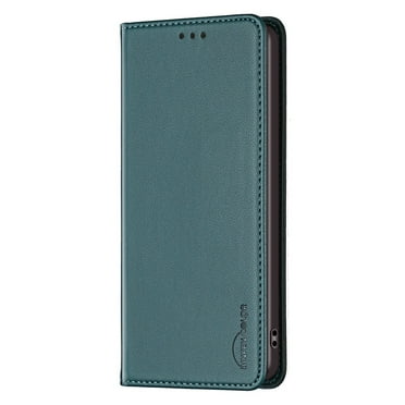 Hee Hee Smile Phone Case for MOTO G24 Leather Cover Back Cover Solid Color
