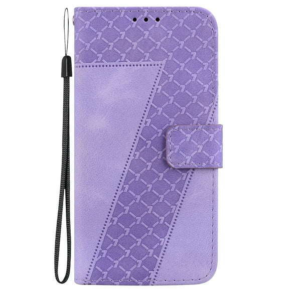 Hee Hee Smile Phone Case for Nokia 5.4 Retro Phone Leather Case Simplicity Phone Case 7-line Flip Back Cove