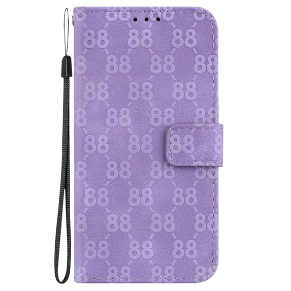 Hee Hee Smile Phone Case for OnePlus 8 Pro Retro Phone Leather Case Simplicity Phone Case 88 Patterns Flip Back Cove