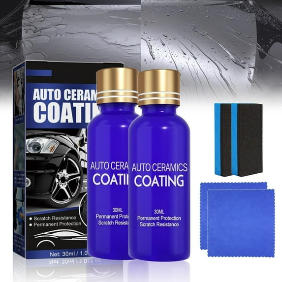 HeeHom Car Protective Ceramic Spray Coating, Ceramic Spray Coating for Cars, Quick Spray & Wipe Extremely Hydrophobic, Long-Lasting Shine for Clean, Shine, Protect Paint, Glass, Wheels